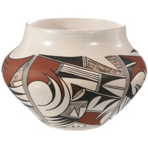 Vintage Hand Coiled Hopi Pottery Bowl 49340