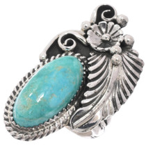 Real Turquoise Navajo Pointer Ring 49344