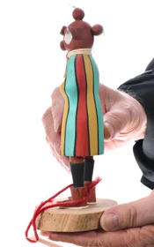 Authentic Hopi Kachina Mudhead Carving 49380