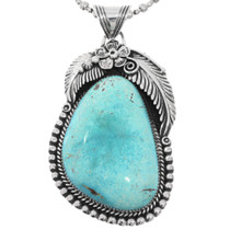 Large Real Turquoise Pendant 49415