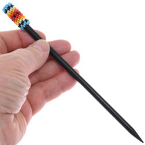 Authentic Native American Peyote Stitch Hair Stick 49428