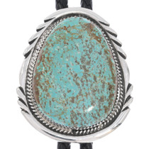 Navajo Number 8 Turquoise Bolo Tie 49430