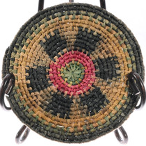 Vintage Hopi Flat Woven Basket 49453