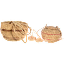 Native American Woven Hanging Baskets Closeout Lot 8116