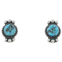 Kingman Turquoise Nugget Earrings 49510