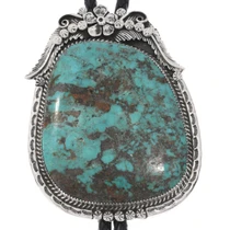 Large Real Turquoise Bolo Tie 49553