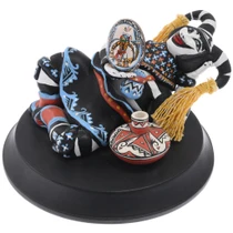 Vintage Hopi Clown Eggshell Pottery Sculpture 49566