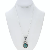 Southwest Navajo Turquoise Pendant Chain Included 50270