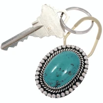 Real Turquoise Key Chain 50276