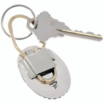 Southwest Turquoise Silver Keychain 50276