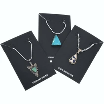 Three Sterling Silver Opal Lapis and Turquoise Pendants 7565