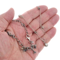Sterling Silver Charm Tennis Bracelets Boutique Jewelry Closeout Lot 50319