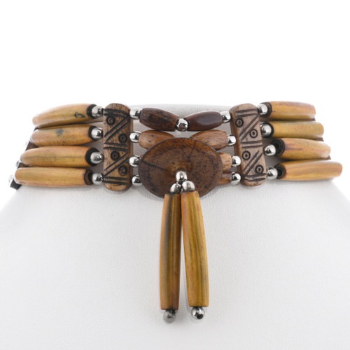 Medallion Style Bone Choker 25394