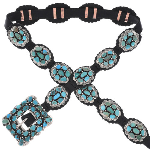Southwest Turquoise Concho Belt 25408