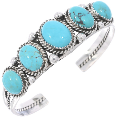 Turquoise Sterling Silver Ladies Bracelet 22553