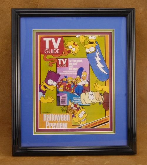 The Simpsons TV Guide Framed Enlargement 1998