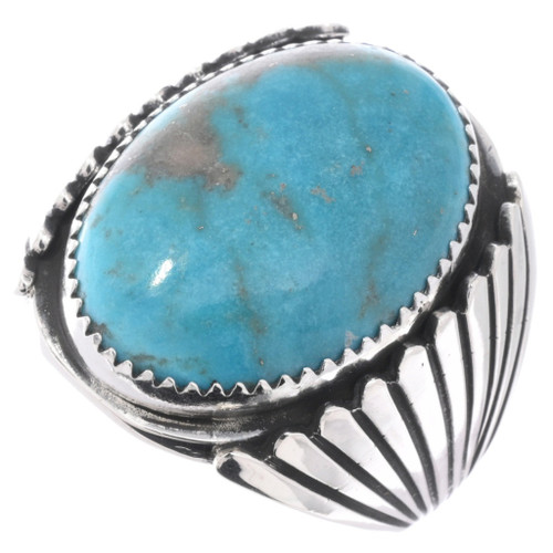 Native American Mens Turquoise Ring 23322