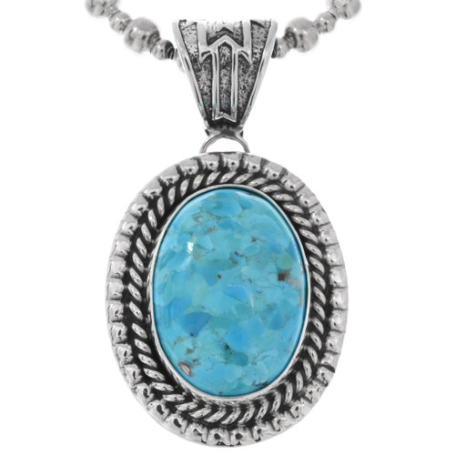 Southwest Turquoise Pendant 23654