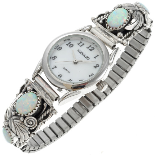 Navajo Ladies Opal Silver Watch 23037