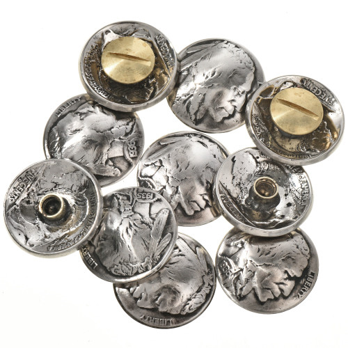 Indian Head Nickel Button Conchos 22809
