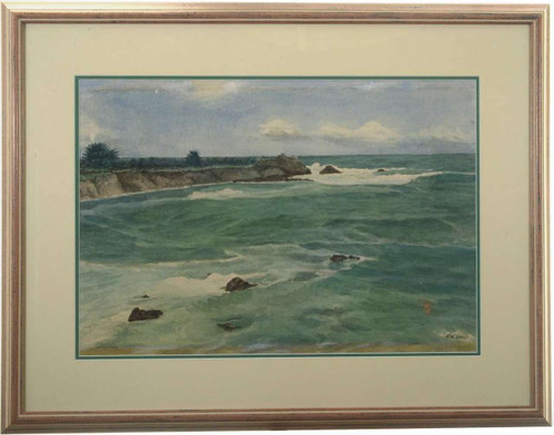 Original Seascape Watercolor 27154