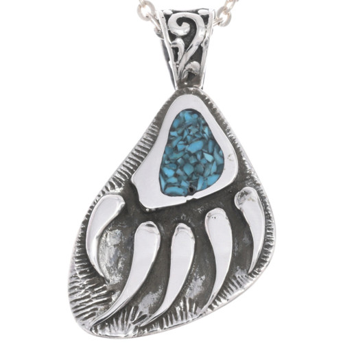 Navajo Bear Paw Pendant 25500