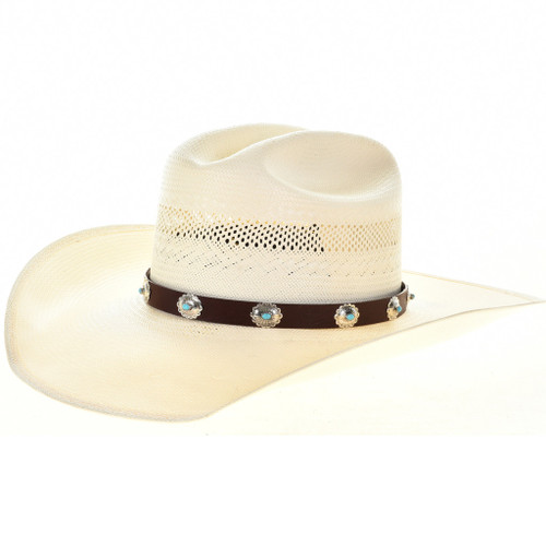 Turquoise Concho Hatband 22101