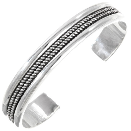 Navajo Sterling Silver Cuff Bracelet 12721