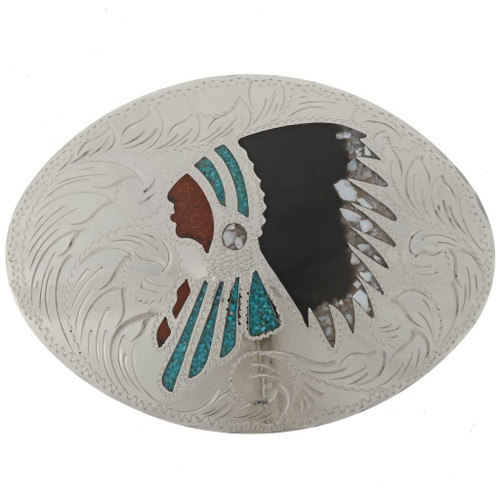 Indian Chief Belt Buckle 27429 Indian Chief Belt Buckle 27429