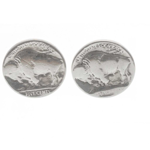 Navajo Coin Post Earrings 23554 Navajo Coin Post Earrings 23554