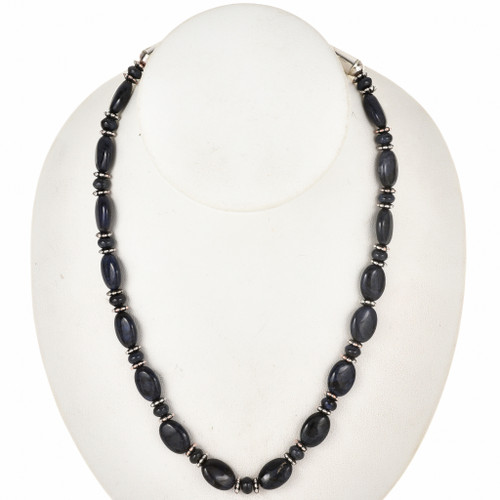 Navajo Blue Gemstone Beaded Necklace 29451
