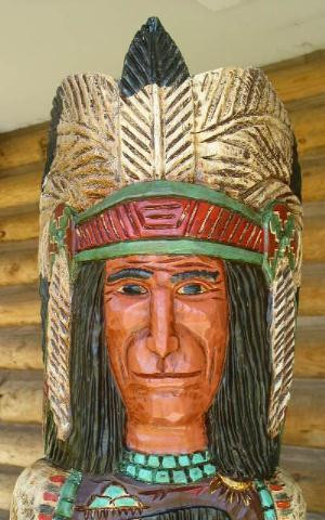 Frank Gallagher Cigar Store Indian 33986