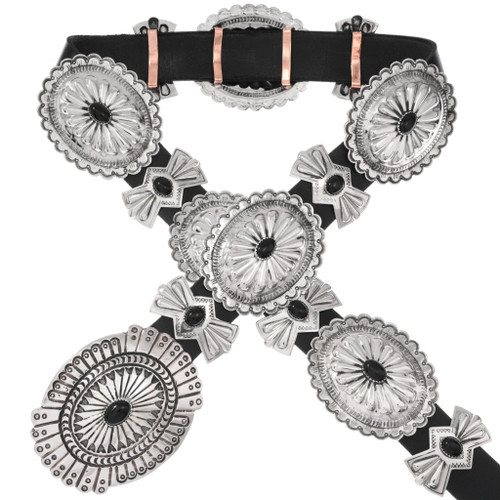 Gemstone Silver Santa Fe Concho Belt 26840