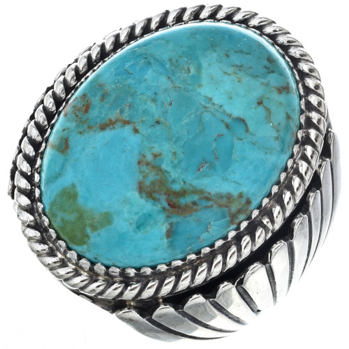 Navajo Turquoise Mens Ring 29271 Navajo Turquoise Mens Ring 29271