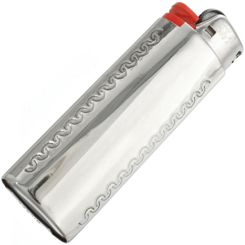 Great Gift! Navajo Turquoise Coral Silver Lighter Case 23059