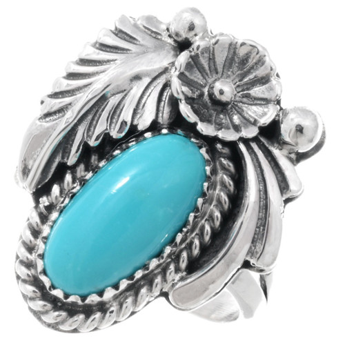 Ladies Blue Turquoise Ring 29389