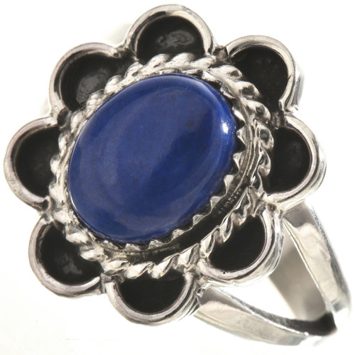 Blue Lapis Silver Ring 28663