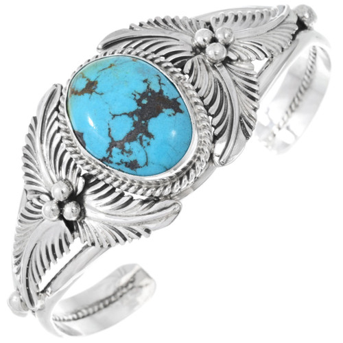 Navajo Sleeping Beauty Turquoise Bracelet 16381