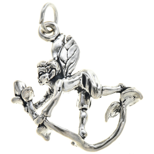 Sterling Silver Pixie Elf Charm 35423