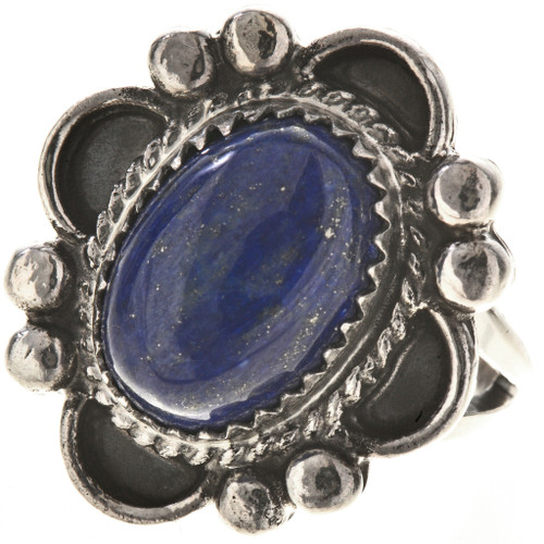 Navajo Lapis Silver Ring 28682 Navajo Lapis Silver Ring 28682