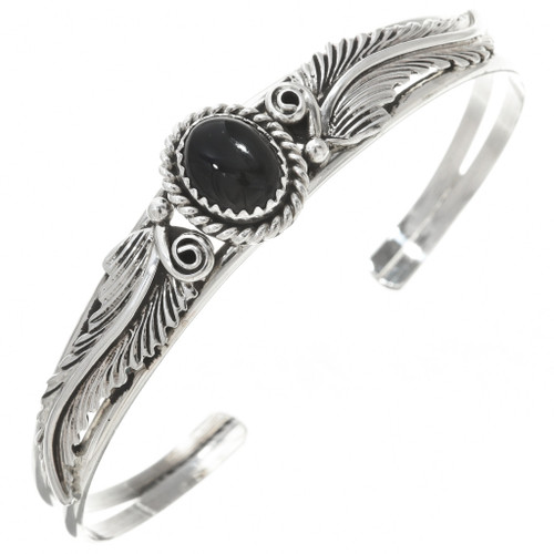 Silver Black Sterling Silver Bracelet 30299