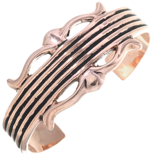 Navajo Hammered Copper Bracelet Ladies Cuff 33603