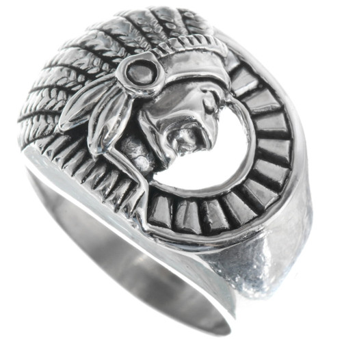 Indian Chief Mens Ring 34173