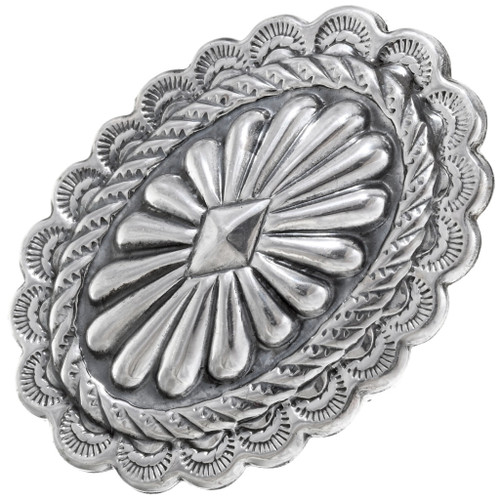Navajo Sterling Silver Concho Ring 39146