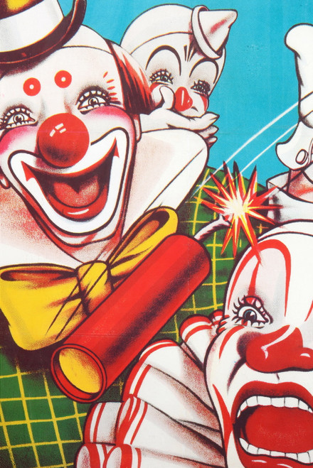 vintage clown poster