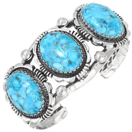 Navajo Indian Turquoise Cuff Bracelet 39661