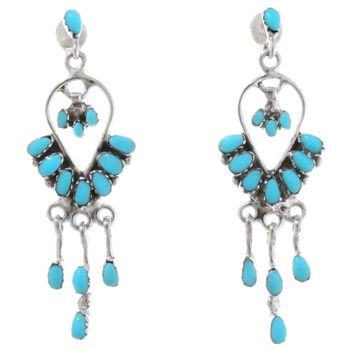 Sterling Silver Turquoise Earrings 40692