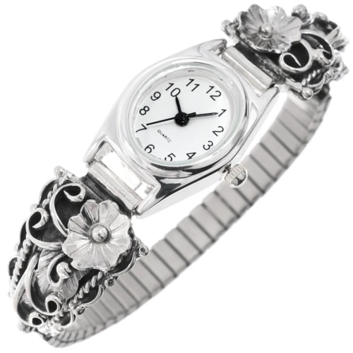 Sterling Silver Navajo Ladies Watch 41311