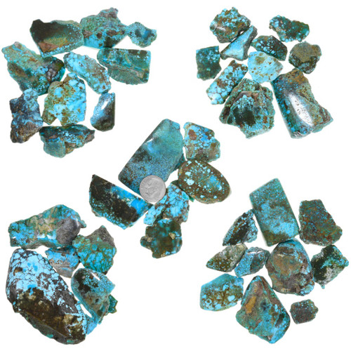 High Grade Turquoise Spiderweb Nuggets 37520