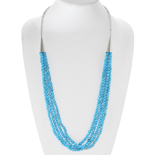 Natural Sleeping Beauty Turquoise Necklace 42491
